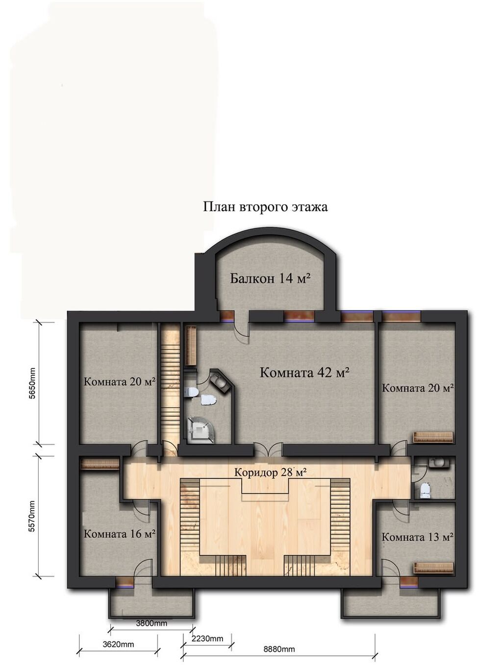 550 м², 15 комнат, Церковь: фото 3