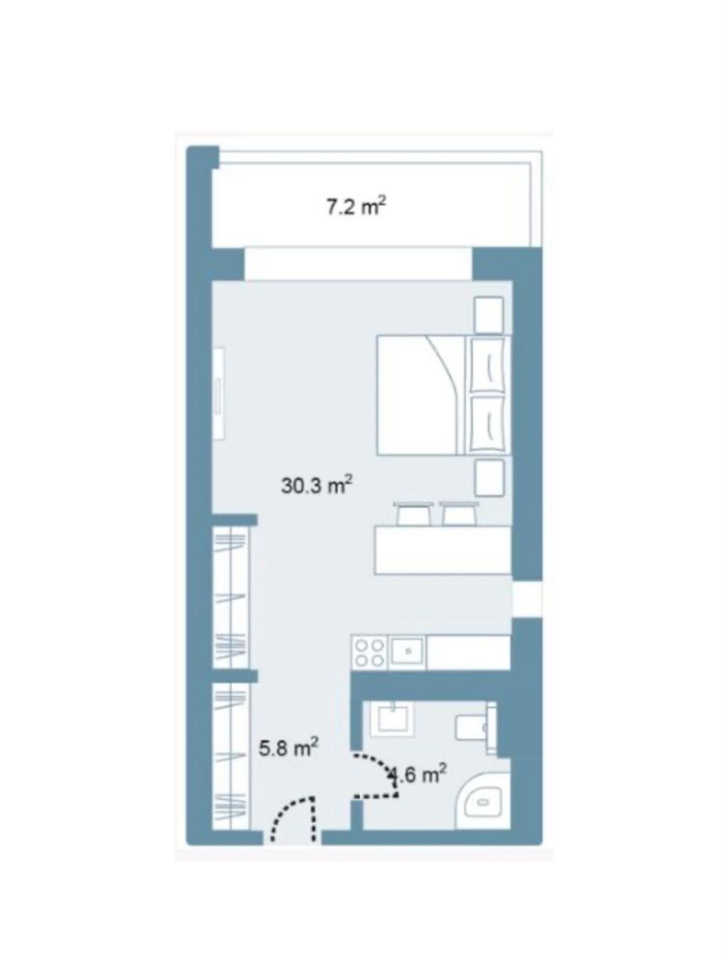 🔥 SEA BREEZE "PARK RESIDENCES 4"-DƏ FAİZSİZ DAXİLİ KREDİTLƏ 58 KV.M 2