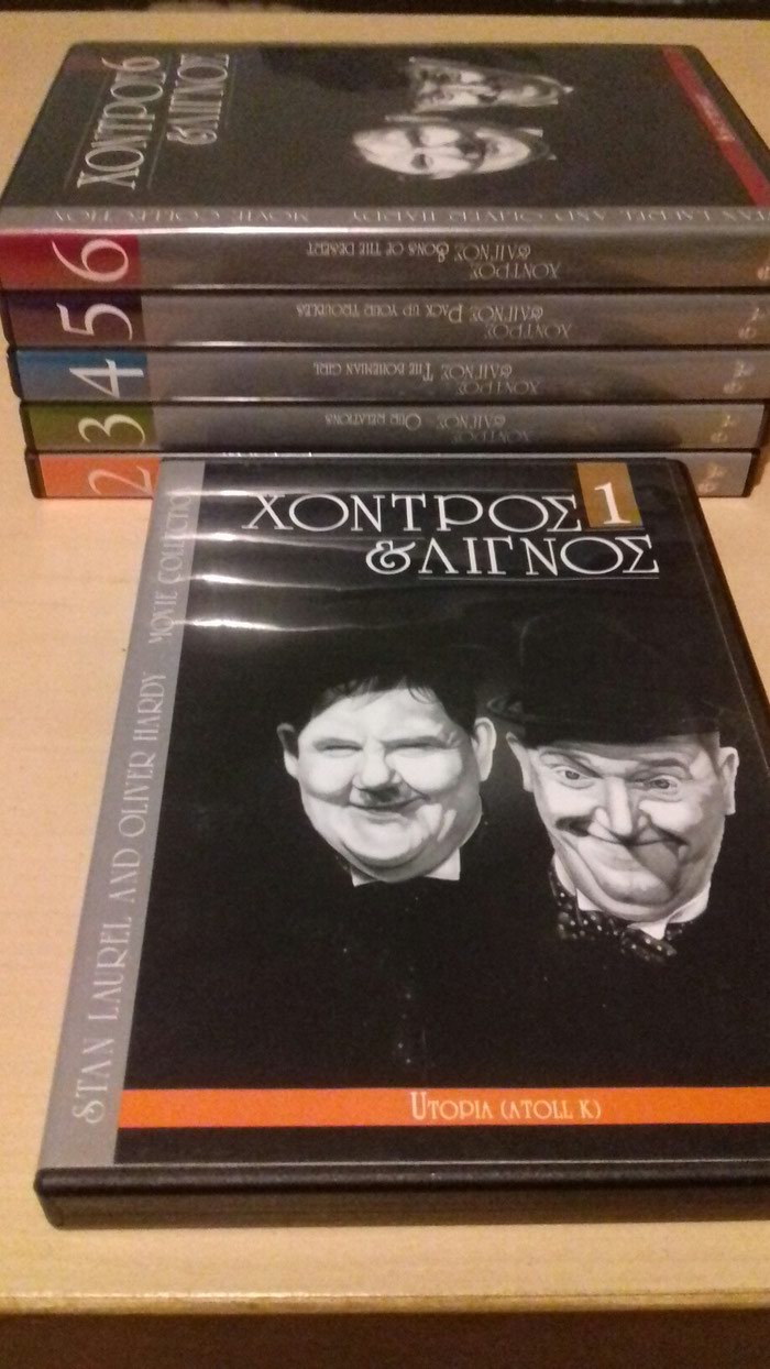 Βιβλία, περιοδικά, CDs, DVDs: ΧΟΝΤΡΟΣ & ΛΙΓΝΟΣ ΣΕΙΡΑ ΜΕ 6 DVD σε lalafo.gr ΧΟΝΤΡΟΣ & ΛΙΓΝΟΣ ΣΕΙΡΑ ΜΕ 6 DVD σε Αθήνα