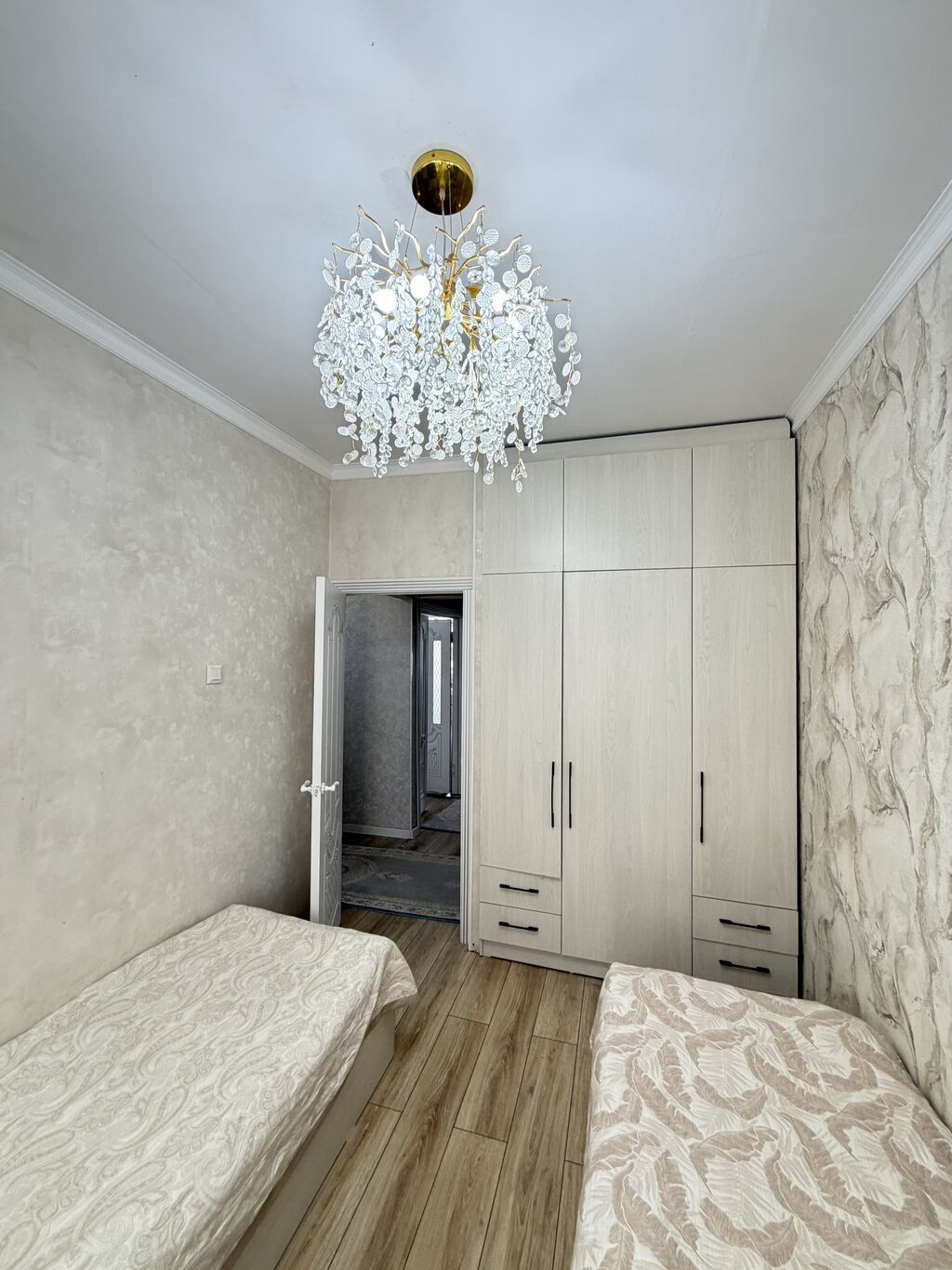 3 комнаты, 84 м², Асанбай мкр 106 серия, 8 этаж, Евроремонт: фото 5