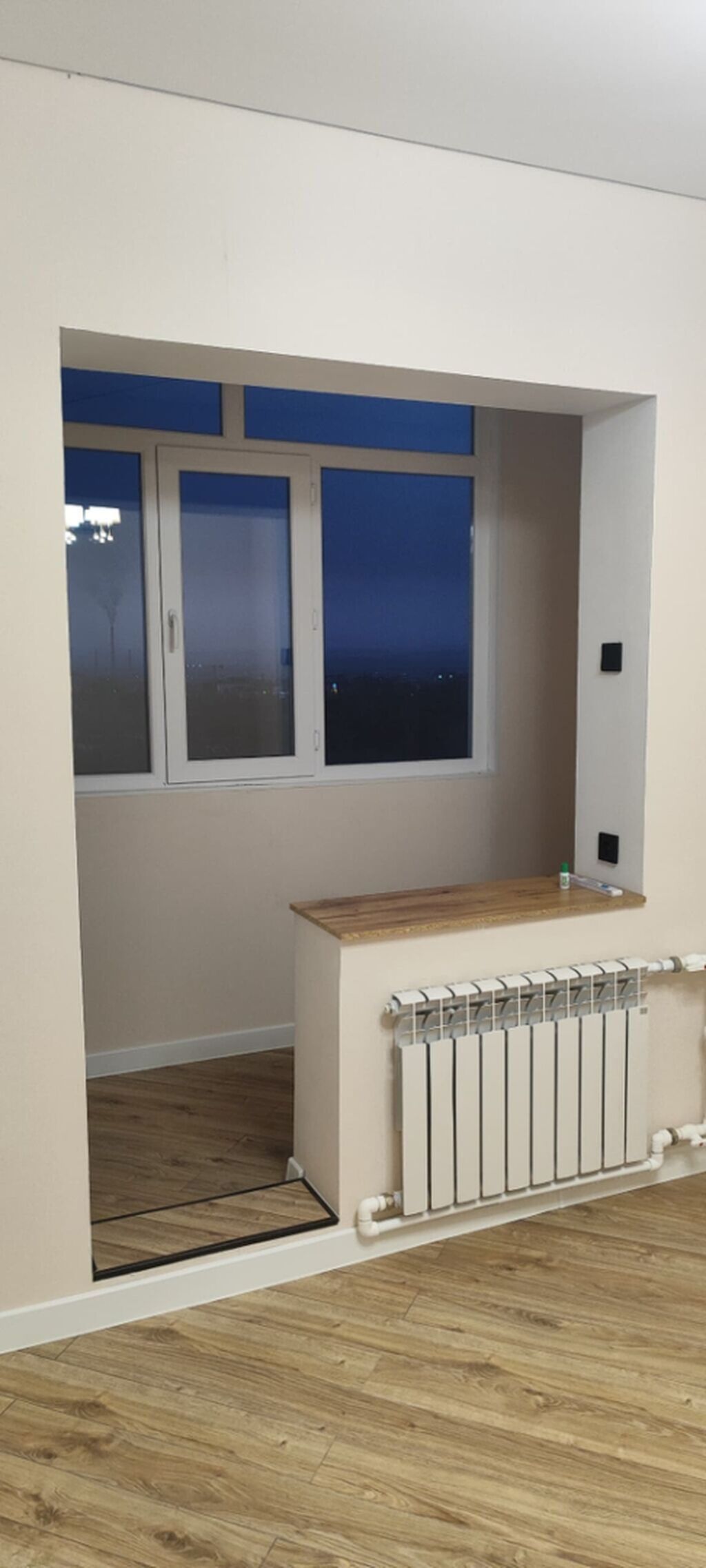 2 комнаты, 52 м², 12 мкр 106 серия, 9 этаж, Евроремонт: фото 6