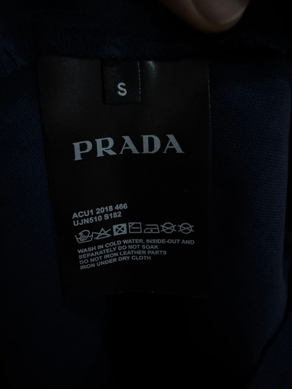 Мужская футболка, M, S, XL, Prada, Новый, цвет - Голубой, Самовывоз: фото 4