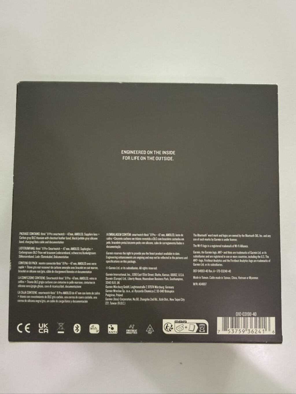 Garmin Fēnix 8 Pro, 47 мм, AMOLED, Sapphire lens Carbon gray DLC: фото 2