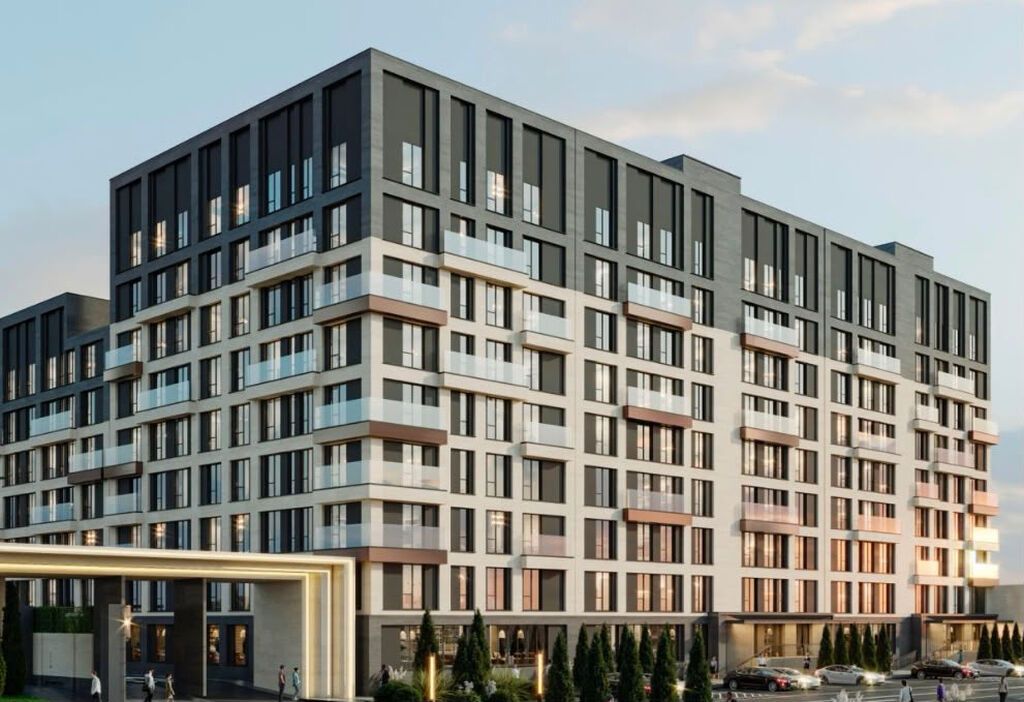 2 комнаты, 55 м², АУЦА Элитка, 5 этаж, ПСО (под самоотделку): фото 3