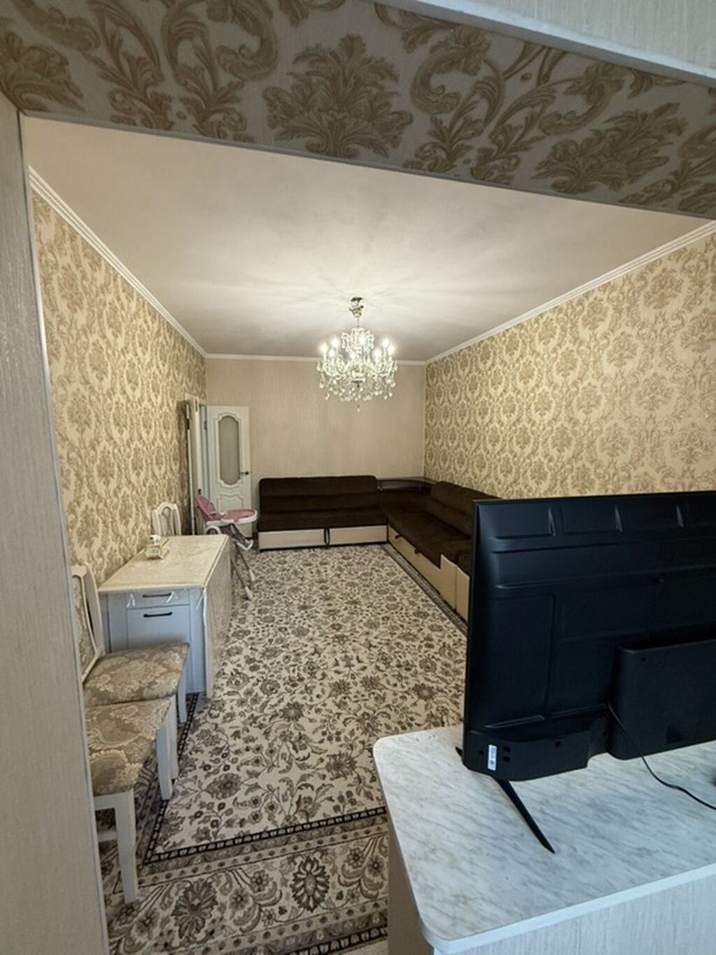 3 комнаты, 62 м², Аламедин-1 мкр 105 серия, 1 этаж, Евроремонт: фото 2