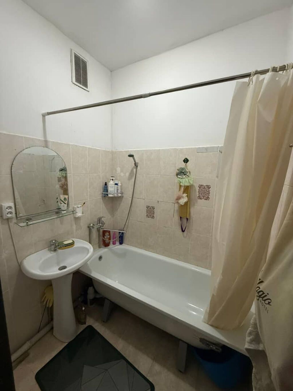 2 комнаты, 67 м², Кок-Жар ж/м 106 серия улучшенная, 6 этаж, Косметический ремонт: фото 4