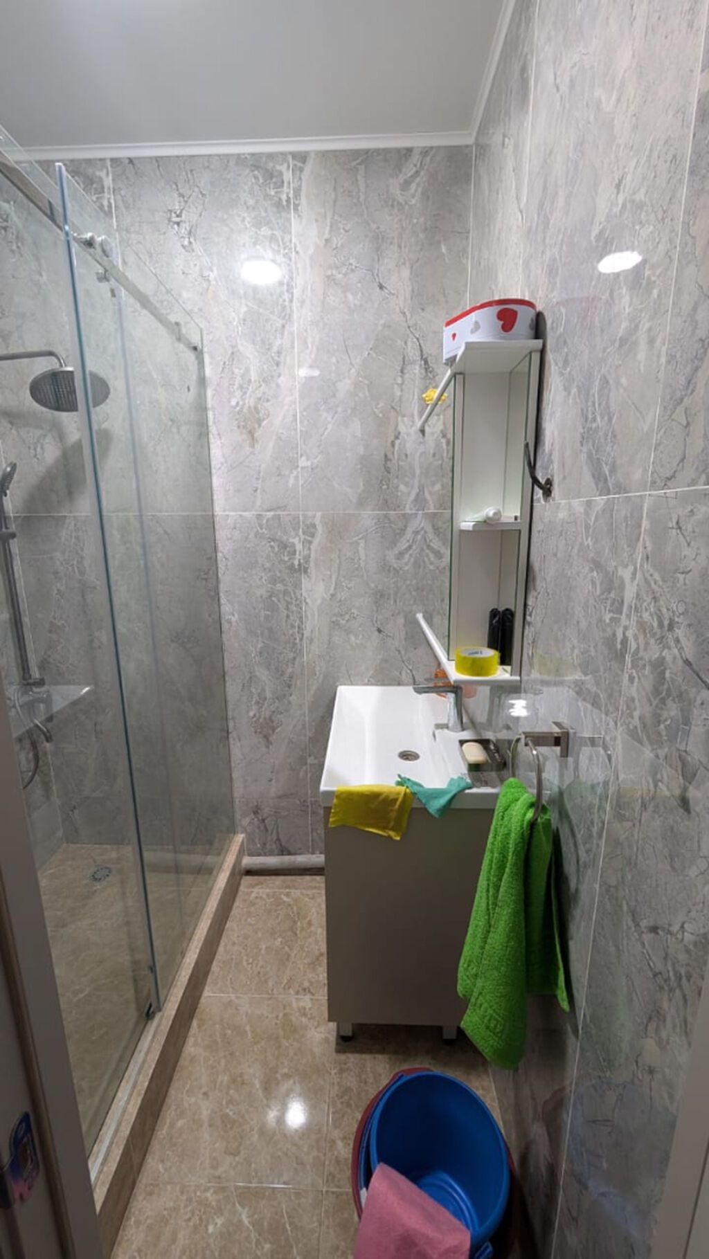 2 комнаты, 67 м², Кызыл Аскер 105 серия, 5 этаж, Свежий ремонт: фото 2