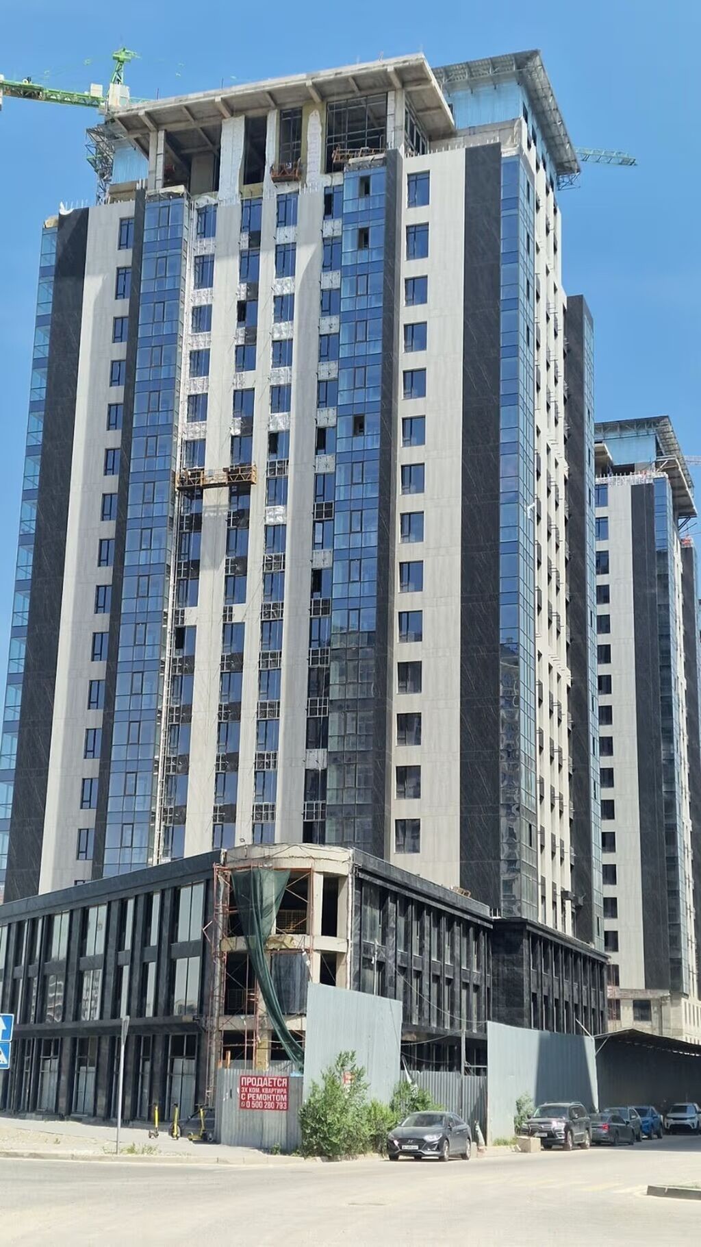 2 комнаты, 86 м², Асанбай мкр Элитка, 14 этаж, ПСО (под самоотделку): фото 2