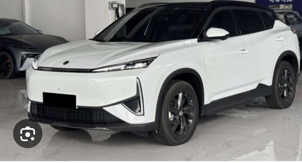 Электрический кроссовер (белый кузов с черной крышей) Новый Dongfeng: фото 1