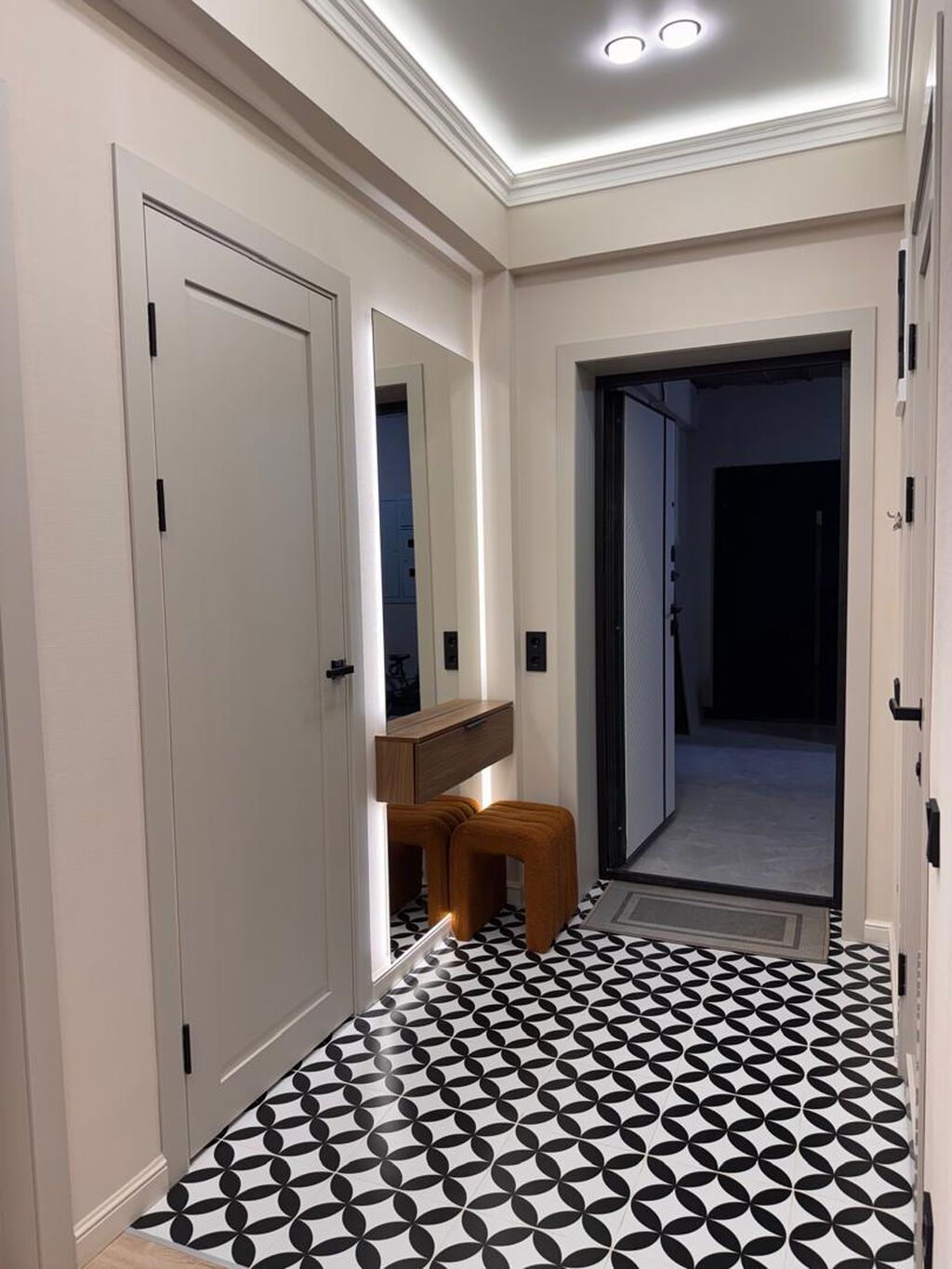 2 комнаты, 64 м², Кок-Жар ж/м Элитка, 11 этаж, Дизайнерский ремонт: фото 6