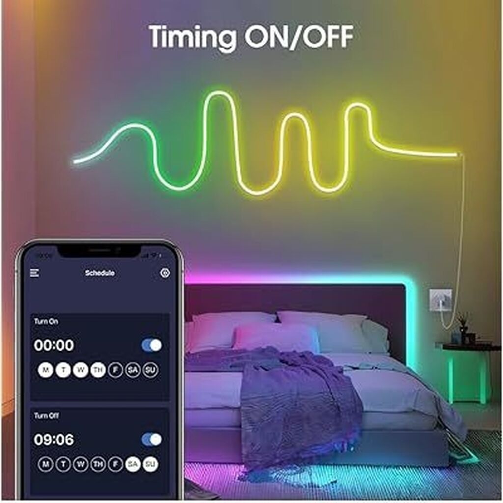 Светодиодная RGB-USB гибкая неоновая лента 5/10 метров Этим: фото 7