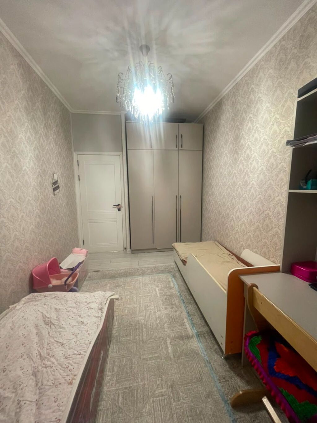 3 комнаты, 80 м², Тунгуч мкр 106 серия, 8 этаж, Евроремонт: фото 4