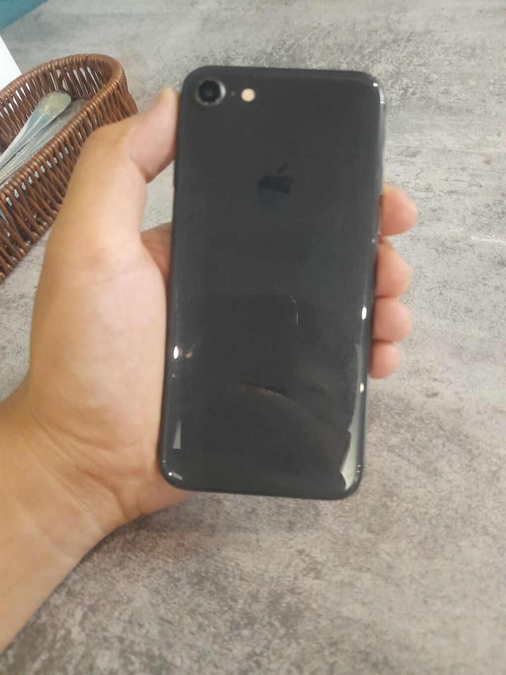 IPhone 8, Б/у, 64 ГБ, Space Gray, Защитное стекло, Чехол, 82 %: фото 3