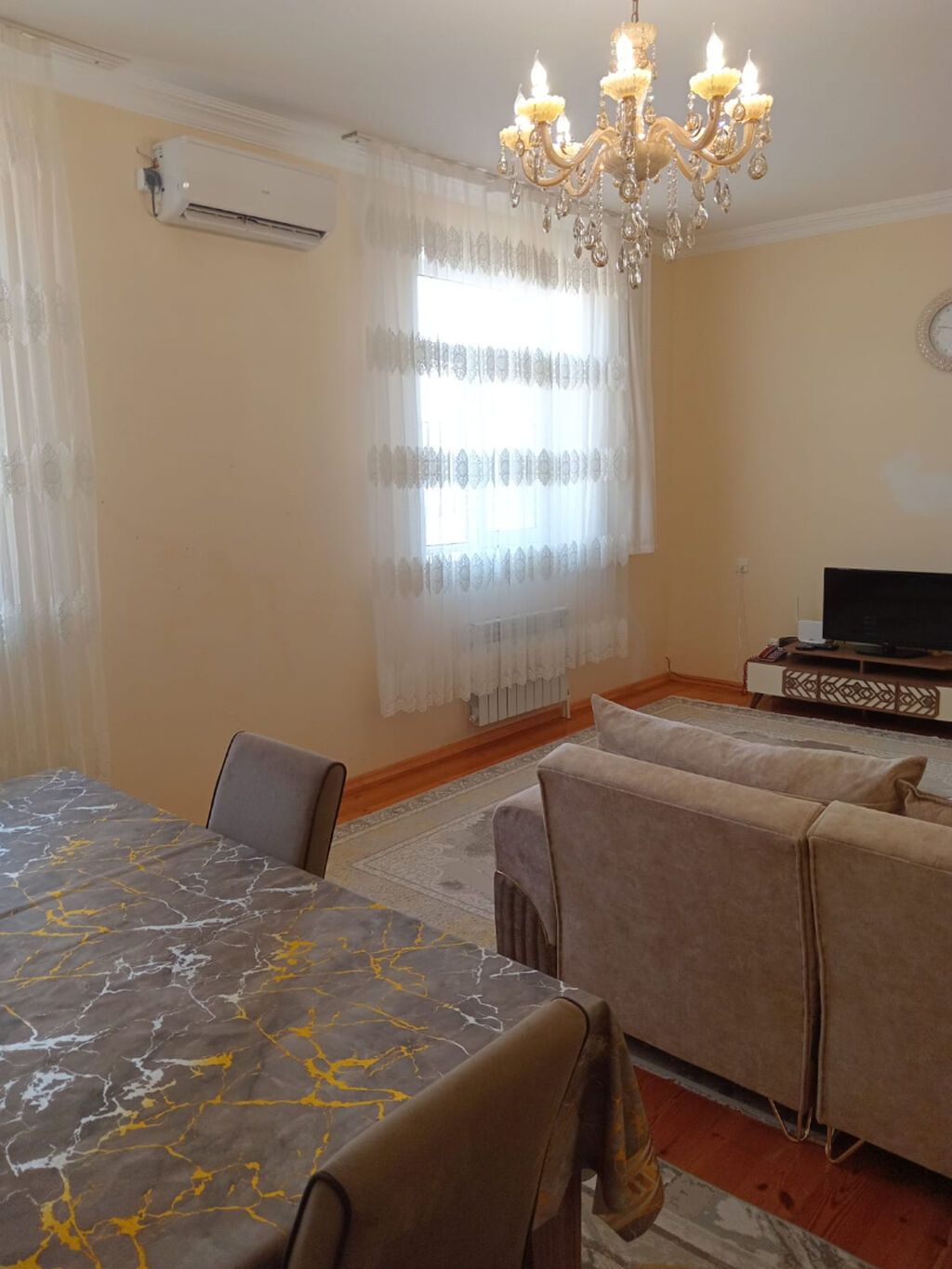 4 otaqlı, 106 kv. m, Kredit yoxdur, Yeni təmirli