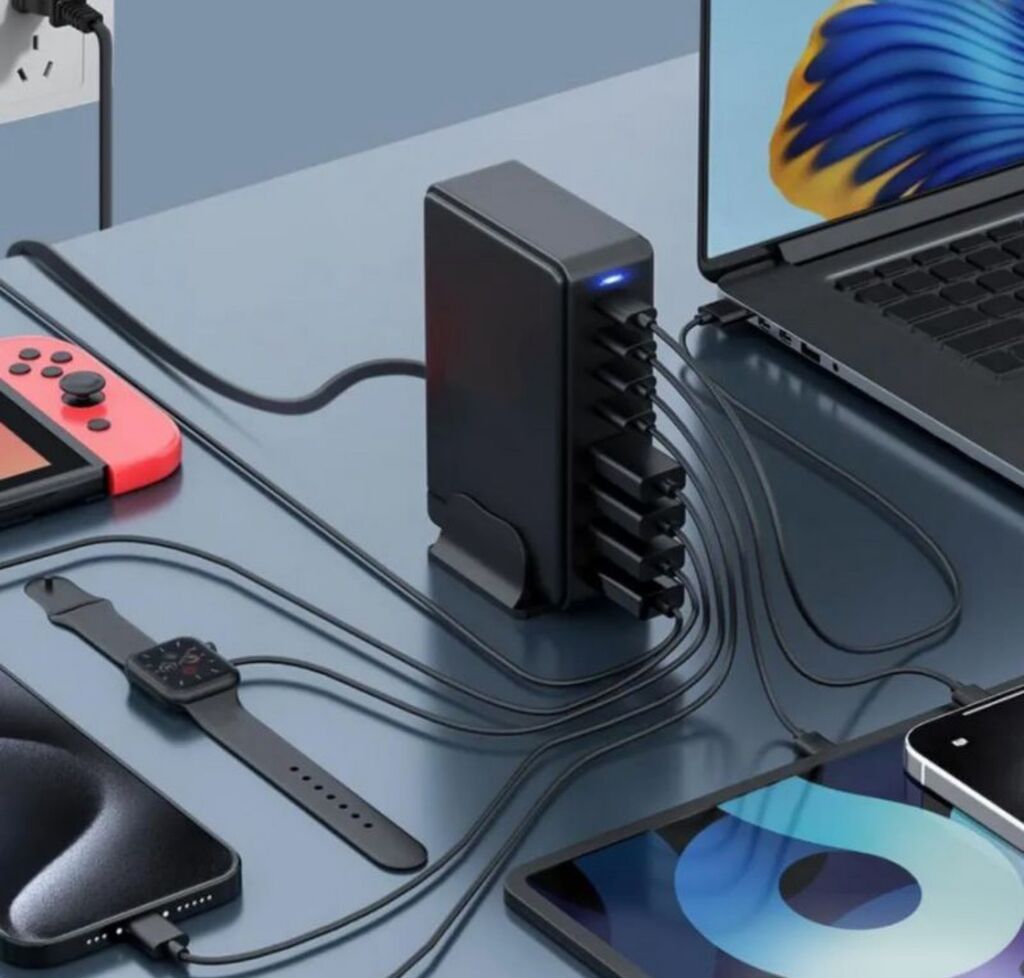 Сетевая зарядная станция GaN PRO Desktop Fast Charger Купить в Бишкеке — фото 2