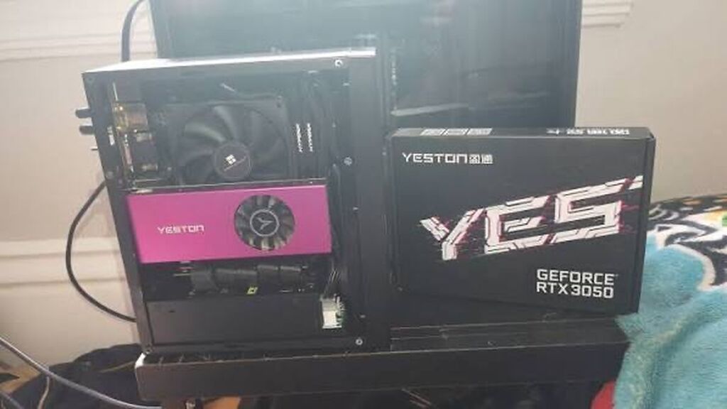 Видеокарта Yeston GeForce RTX 3050 6gb Low profile single slot: фото 2