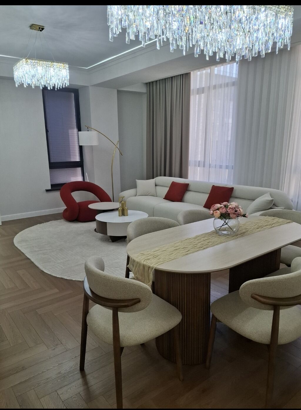 3 комнаты, 105 м², Асанбай мкр Элитка, 9 этаж, Свежий ремонт: фото 4