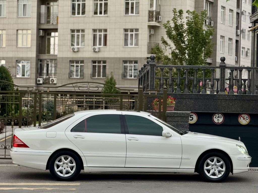 Mercedes-Benz S 500, 2004 г., седан, белый: фото 7