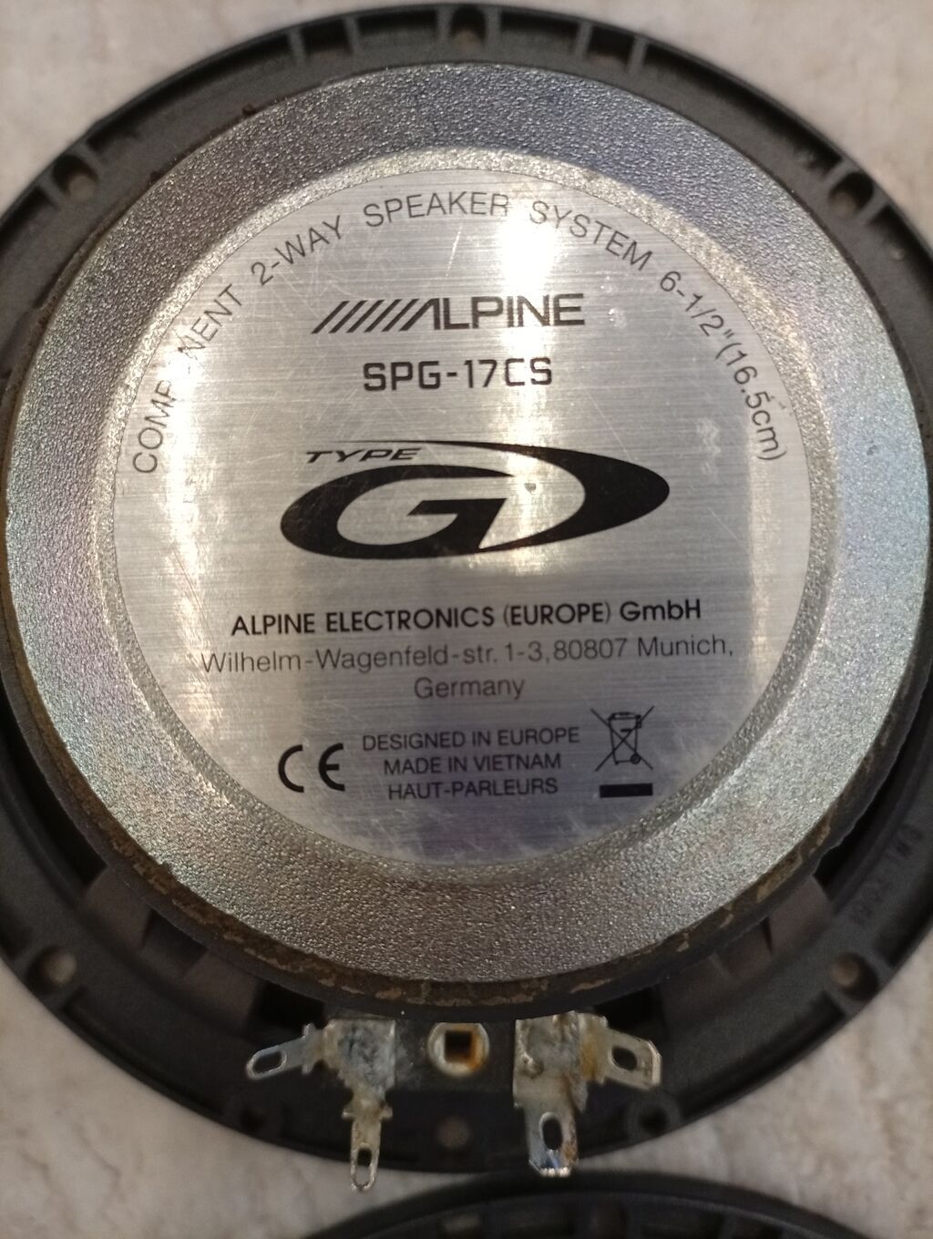 Акустические динамики Alpine Type-G SPG-17CS: фото 3