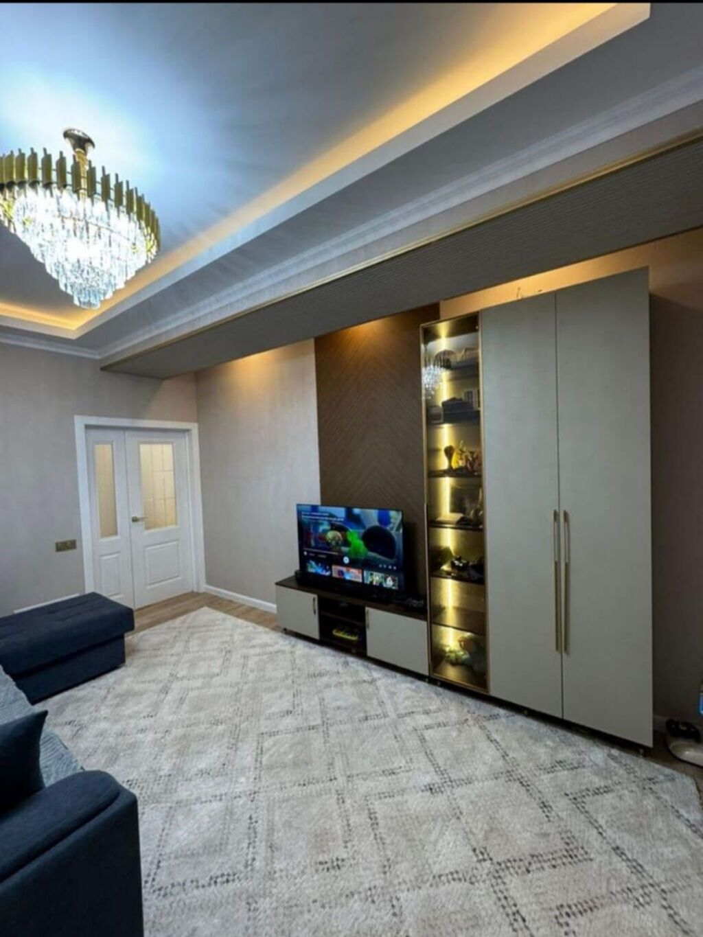 2 комнаты, 66 м², Кок-Жар мкр Элитка, 6 этаж, Дизайнерский ремонт: фото 4