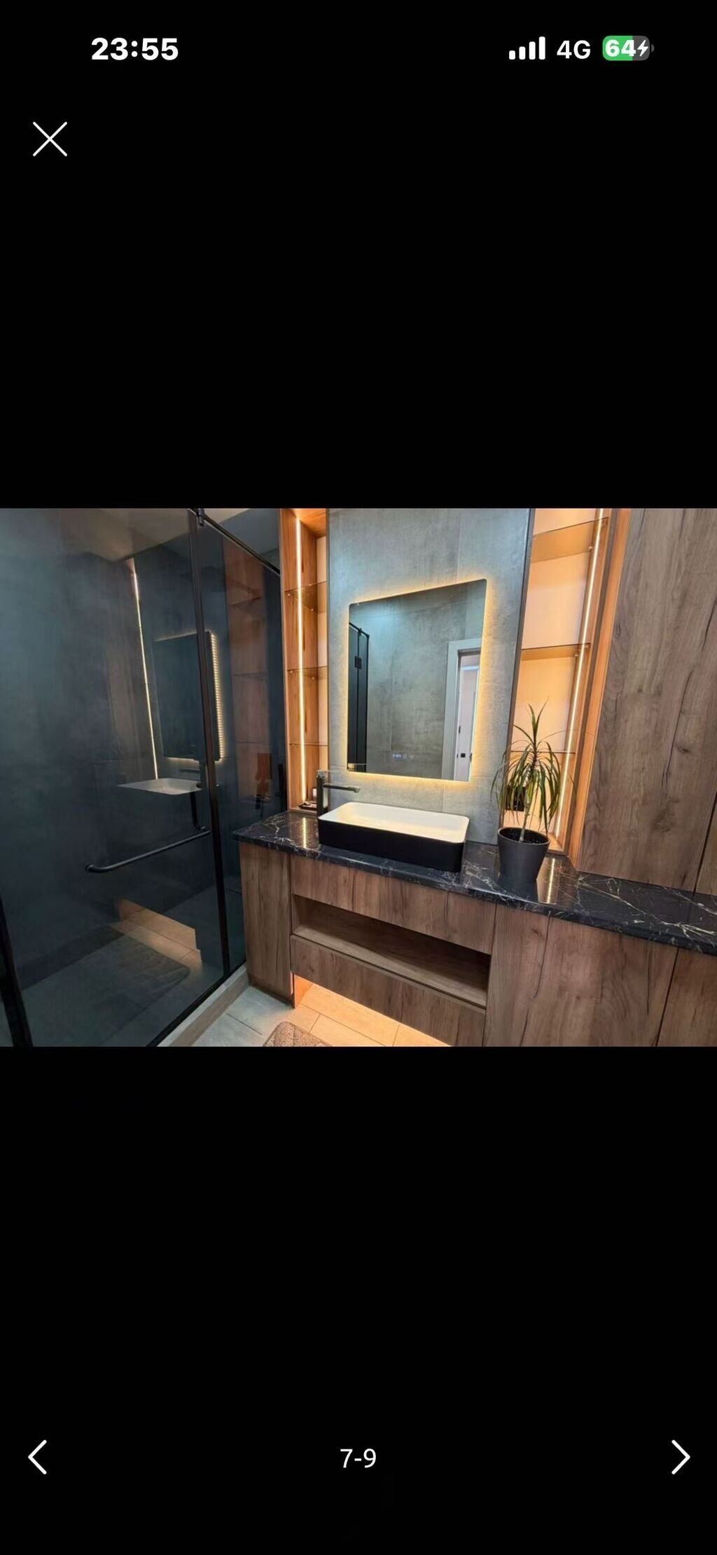 1 комната, 46 м², Асанбай мкр Элитка, 6 этаж, Дизайнерский ремонт: фото 4