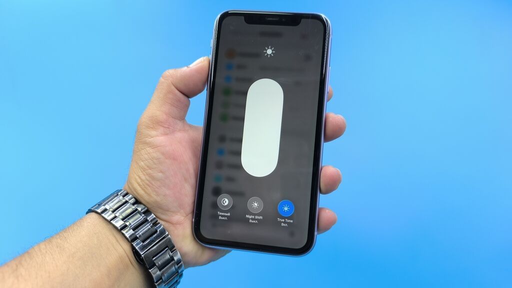 IPhone 11, Б/у, Blue Titanium, Защитное стекло, Чехол, 75 %: фото 6
