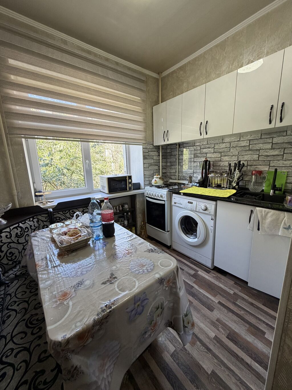 2 комнаты, 50 м², Индивидуалка, Пишпек Индивидуалка, 2 этаж, Косметический ремонт: фото 7