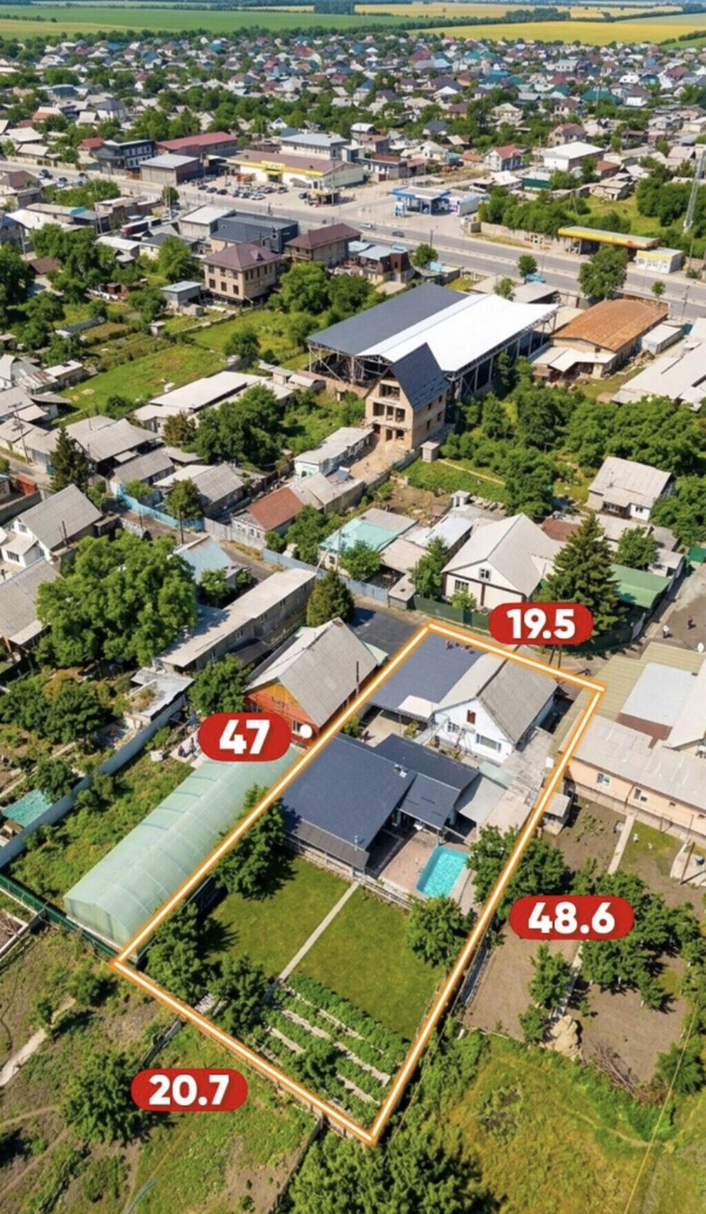 Продам дом в Новопавловке, 3 дома на участке 9,37 соток: фото 8