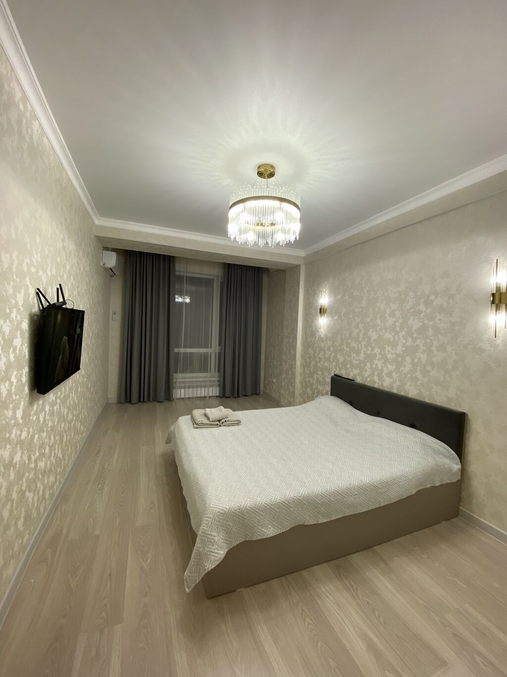 1 комната, Восток-5 мкр, Душевая кабина, Постельное белье, Кондиционер: фото 2
