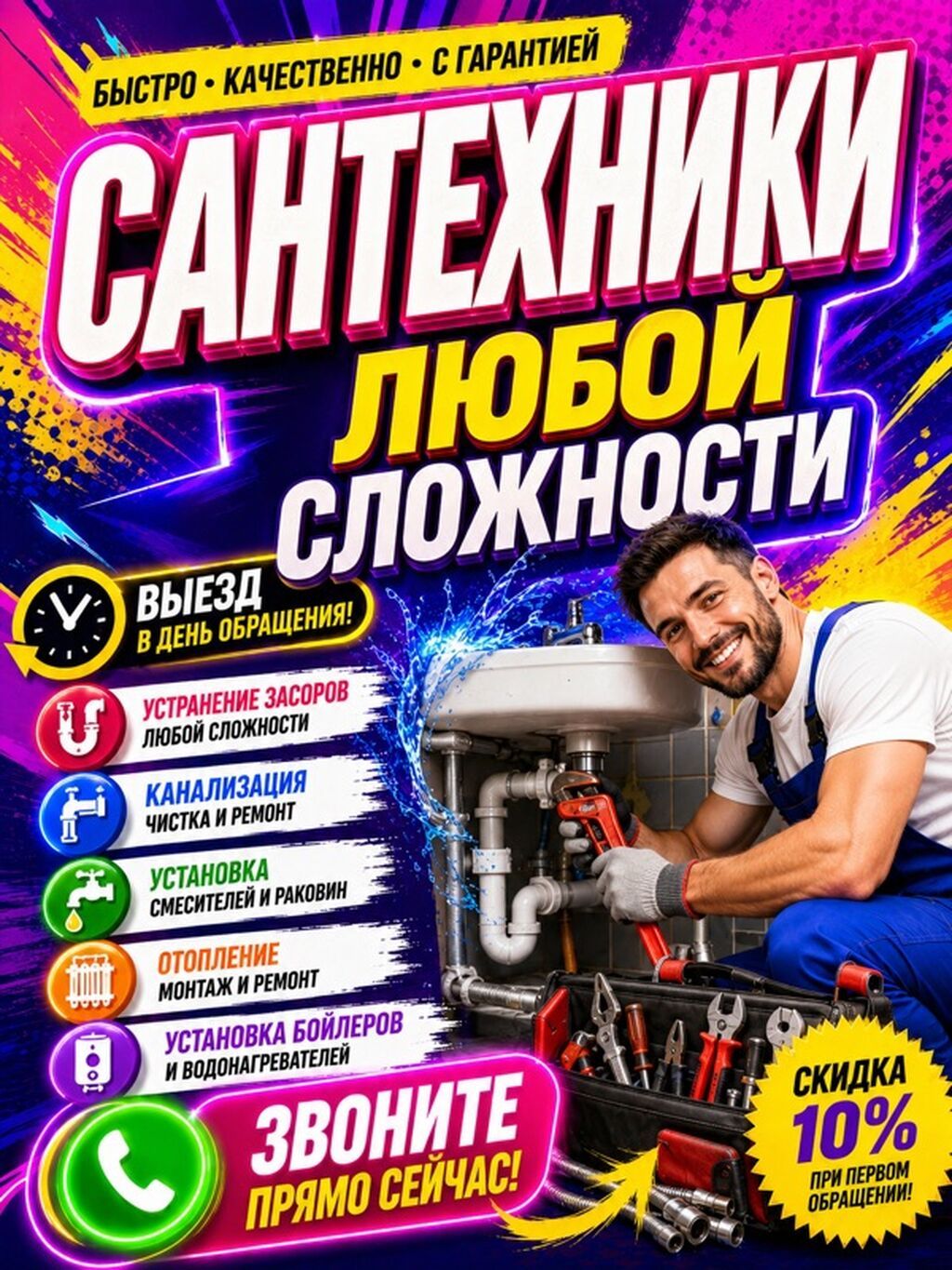 Сантехник Сантехники !\$