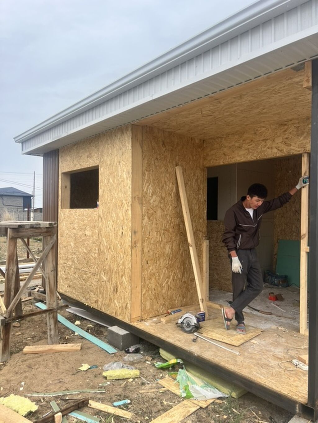 Сип-панель Каркасно-панельный дом из SIP/OSB на ленточном фундаменте: фото 8