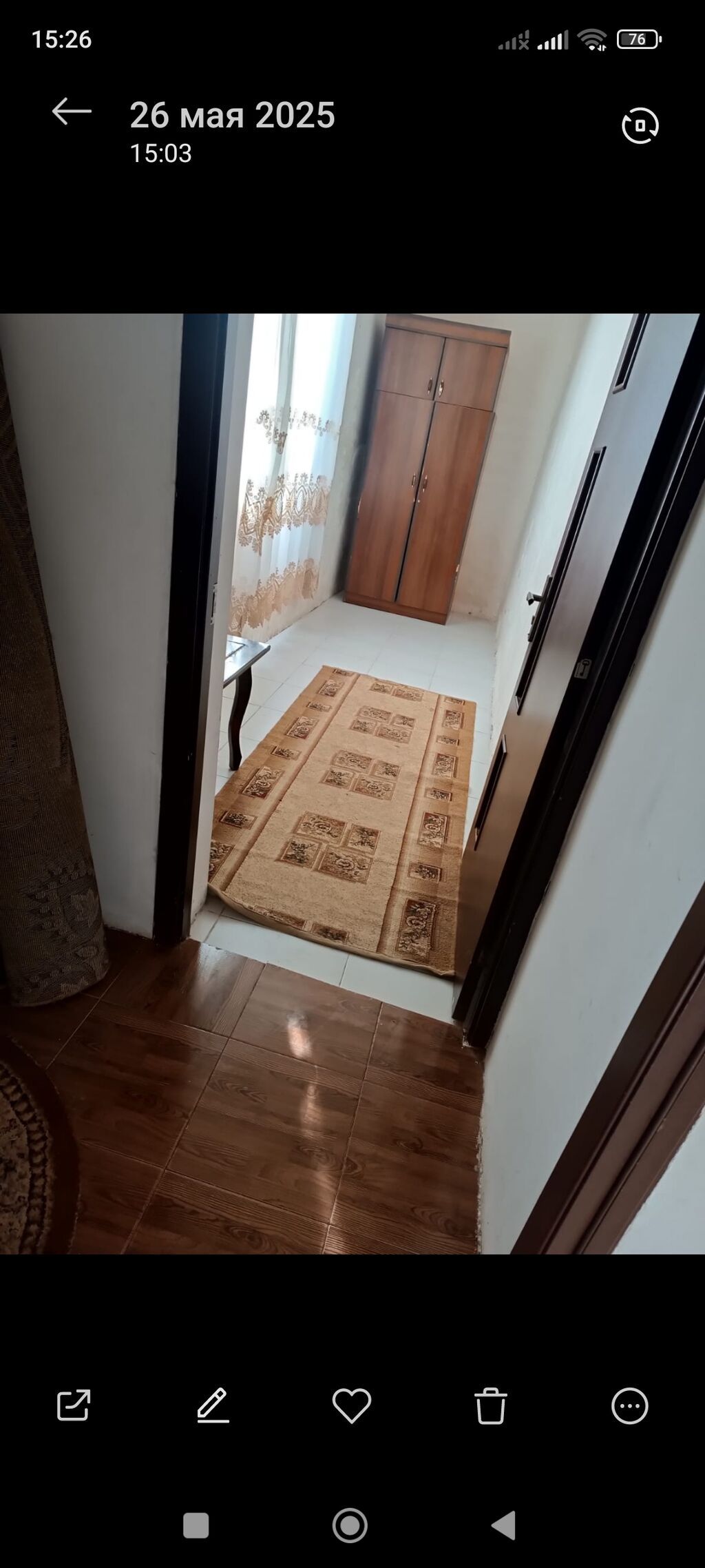 52 kv. m, 2 otaqlı, Artezian quyusu, İnternet, Qaz