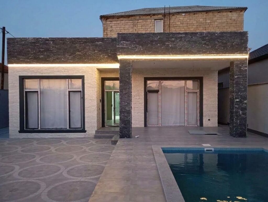 Novxanıda İstilik Sistemli Hovuzu Olan Modern Bağ Evi Satılır! 🔥 ​📍