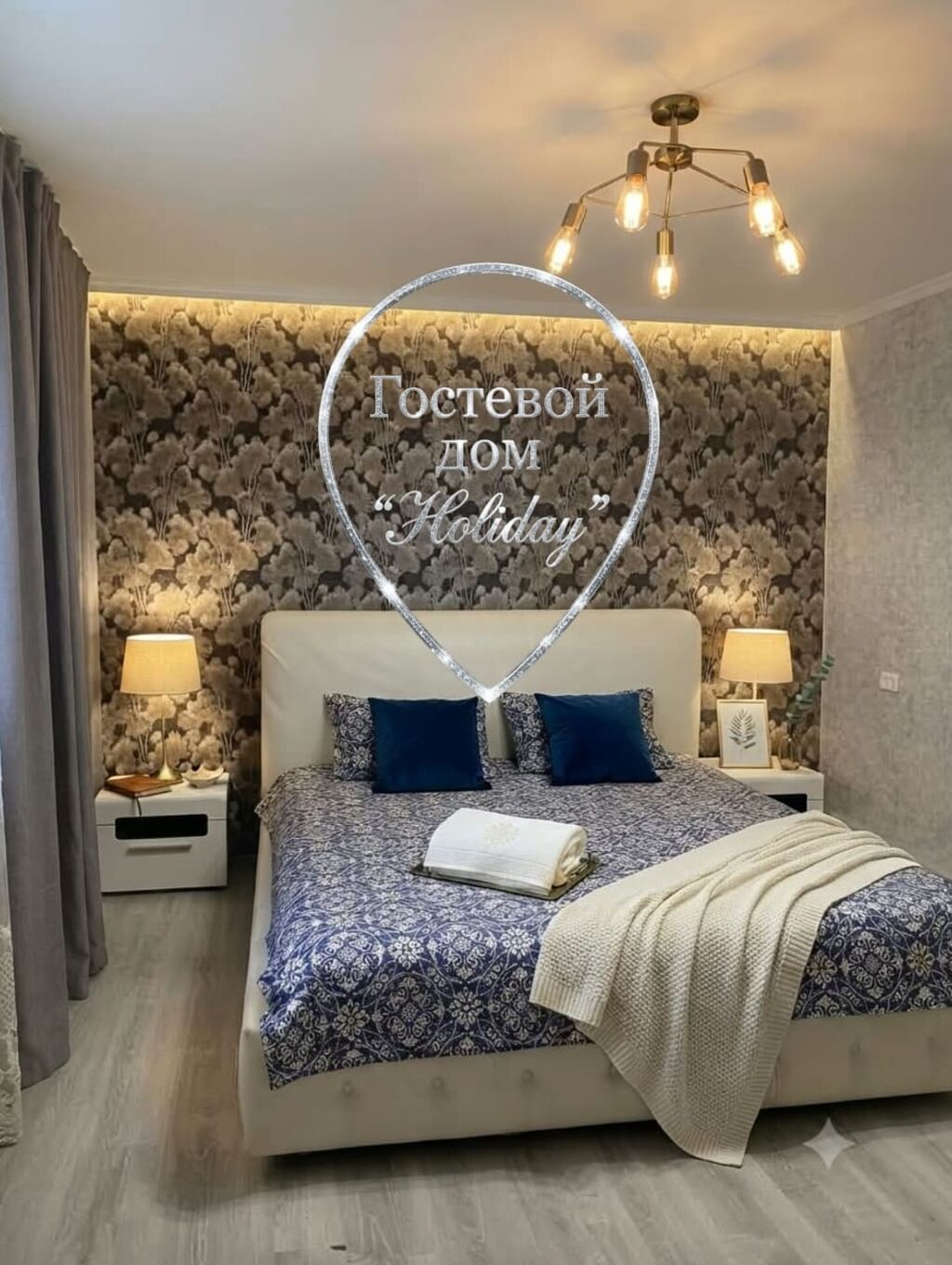 1 комната, Пишпек, Телевизор, Парковка, Постельное белье, фото 1