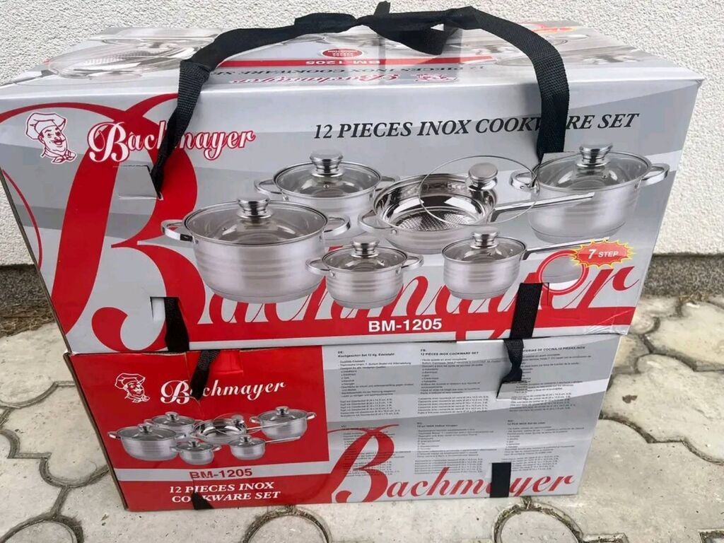 Kompleti posuđa: Bachmayer BM-1205 – set posuđa od inoxa, 12 delova - Materijal