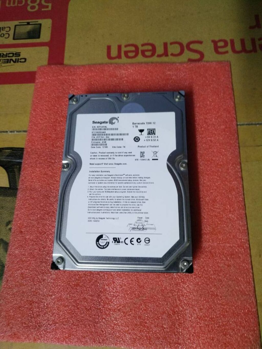 Жёсткий диск Seagate 7200.12 1000Gb Цена: 1500 KGS ▷ Жесткие диски,  переносные винчестеры | Бишкек | 52709121 ᐈ lalafo.kg