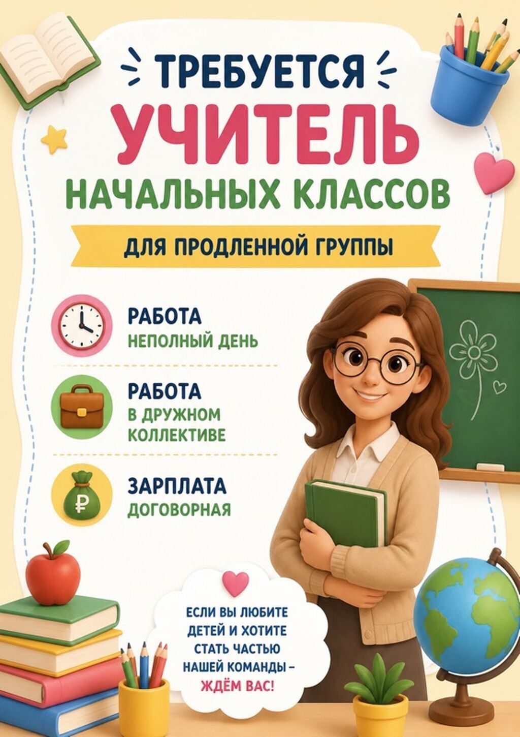 Учитель начальных классов (продлёнка)