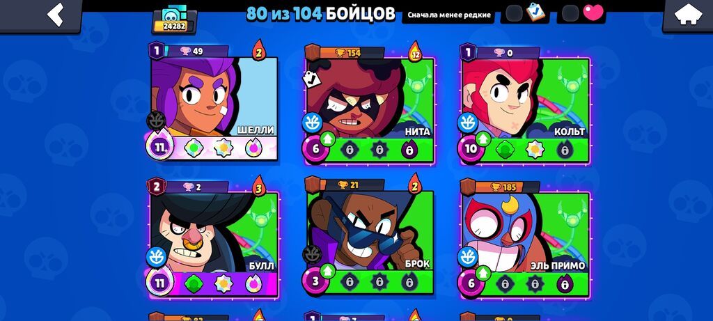 Игровой аккаунт Brawl Stars - Трофеи: 24 282 - Уровень профиля: 21 -: фото 1