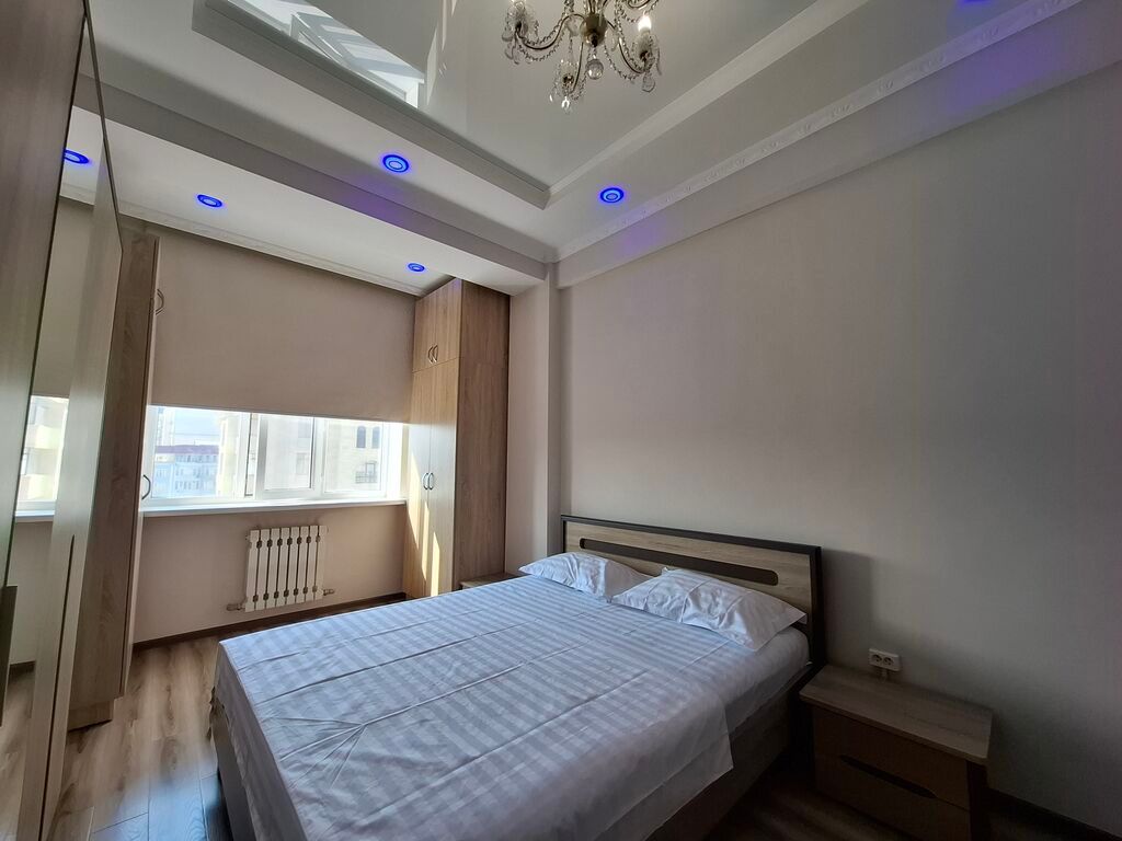 2 комнаты, Бишкек Парк ТРЦ, Постельное белье, Кондиционер, Парковка: фото 2