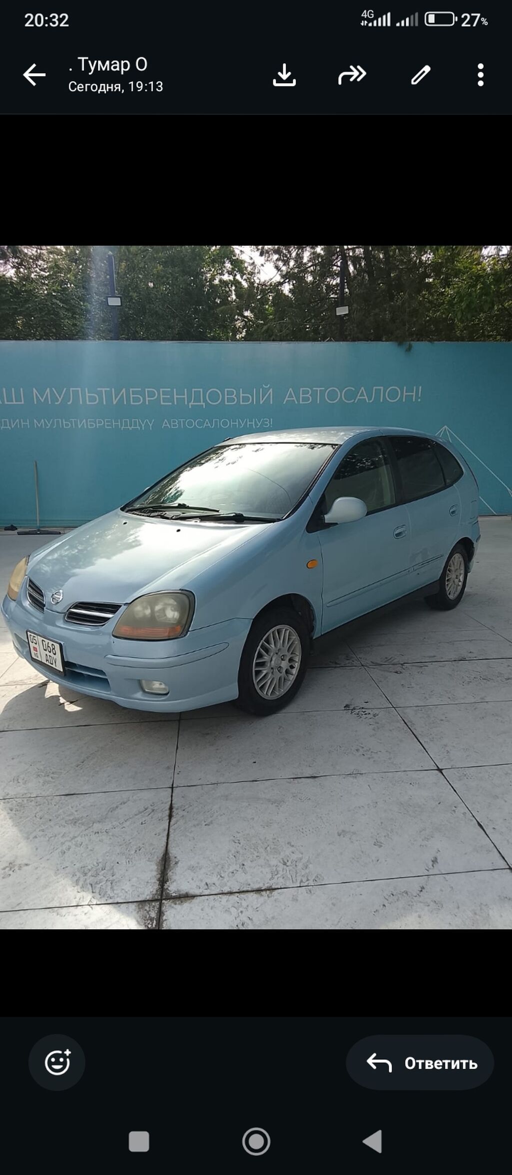 Nissan Almera Tino: 2000 г., 2 л, Вариатор, Бензин, Хэтчбэк: фото 4