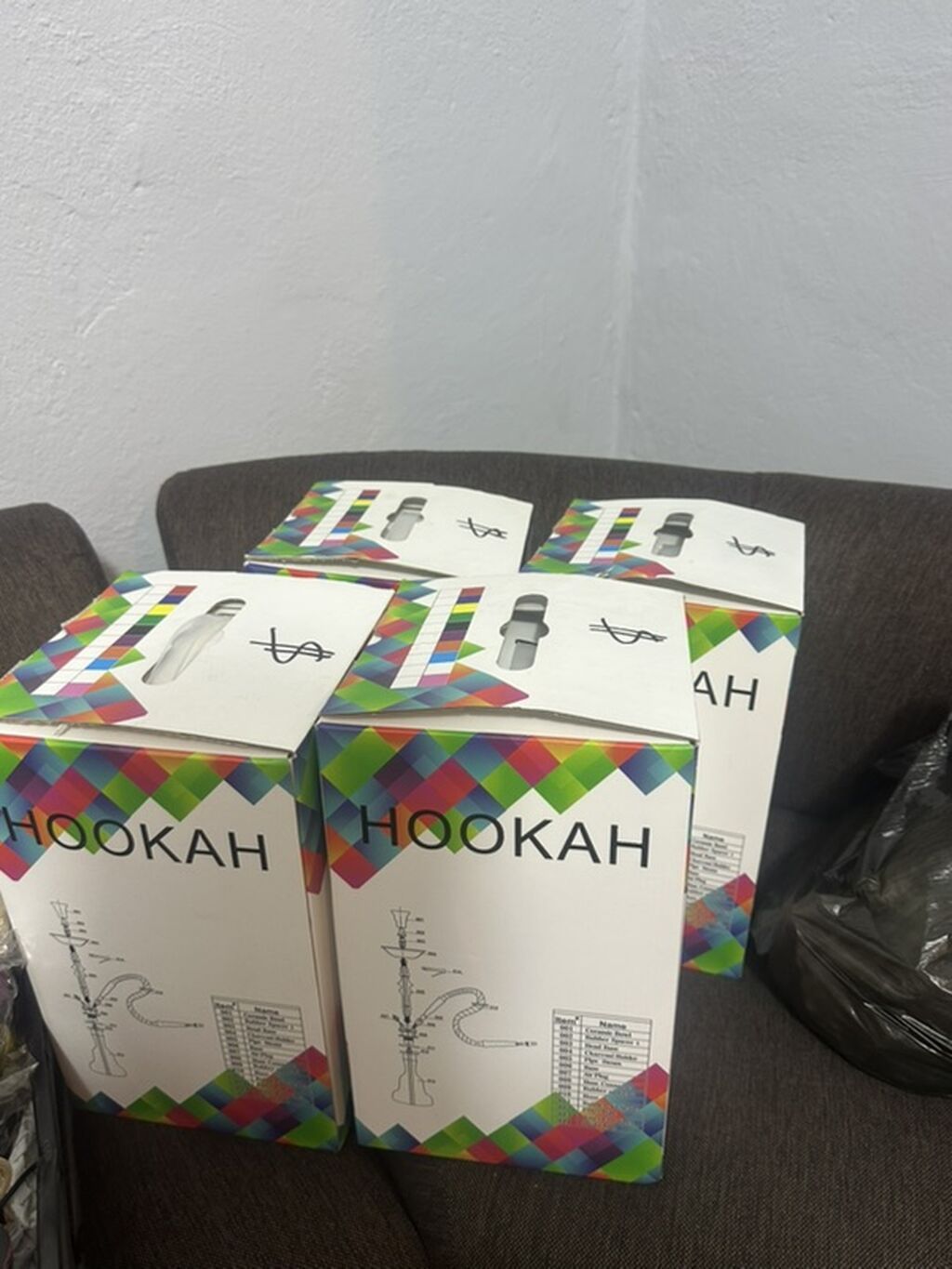 Кальян комплект HOOKAH (6 штук) все новые в коробке - Классическая: фото 2