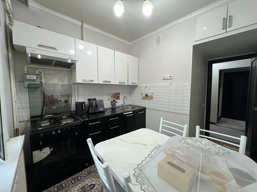 3 комнаты, 62 м², Кудайберген авторынок 105 серия, 1 этаж, Евроремонт: фото 8