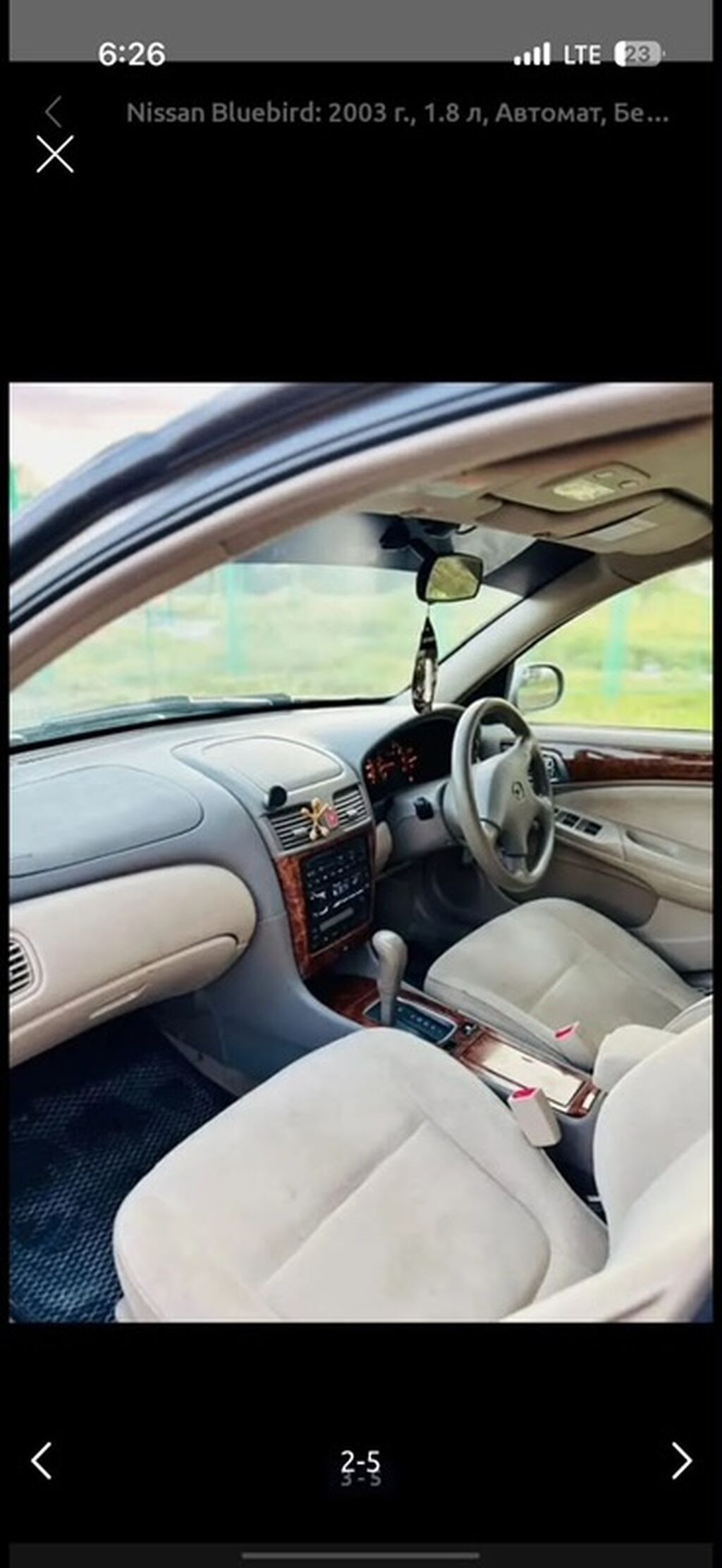 Nissan Bluebird: 2003 г., 1.8 л, Автомат, Бензин, Седан: фото 2