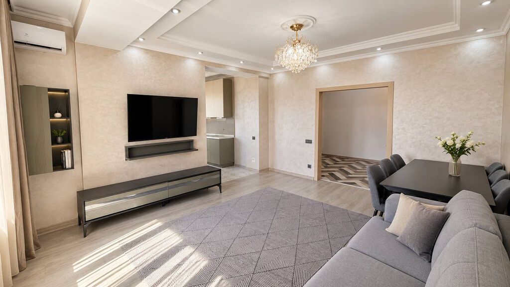 3 комнаты, 88 м², Дворец спорта Элитка, 10 этаж, Евроремонт: фото 2