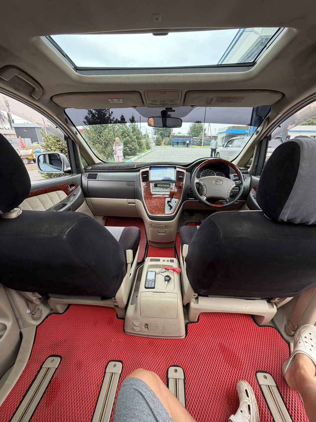 Toyota Alphard: 2003 г., 3 л, Автомат, Бензин, Минивэн: фото 7