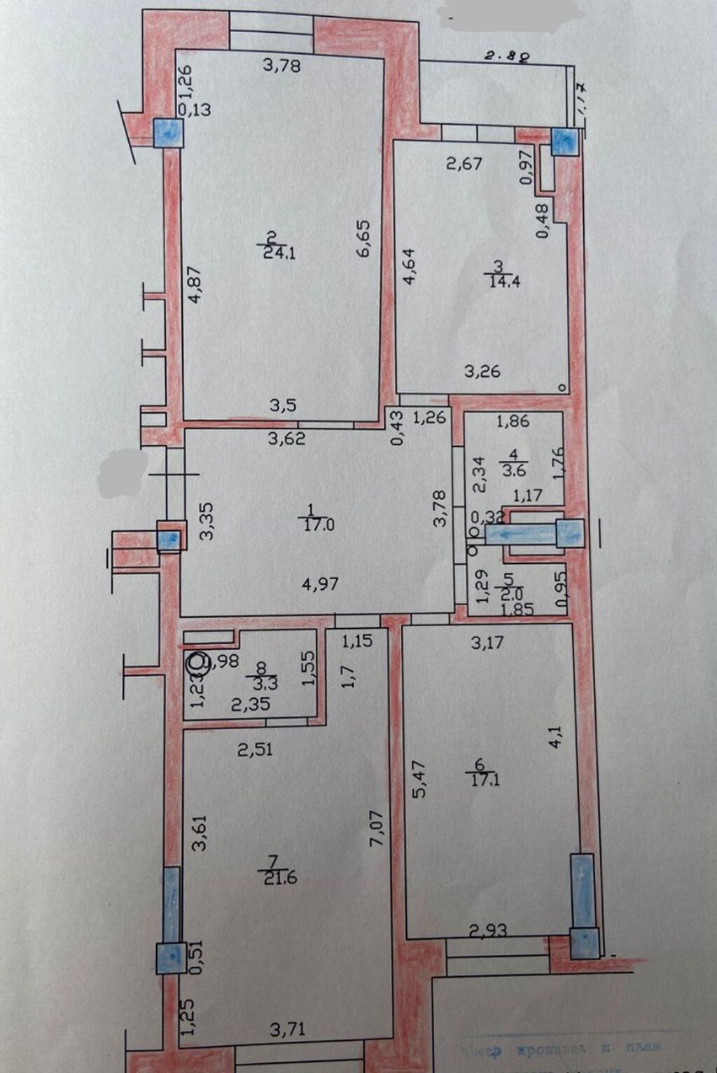 3 комнаты, 106 м², Элитка, 9 этаж, Евроремонт — фото 8