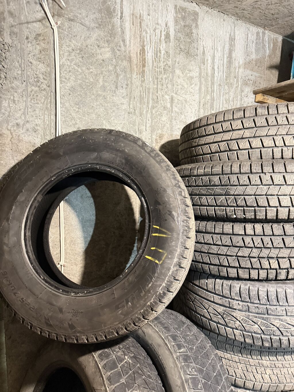 Шины R 16, Зима, Б/у, Комплект, Корея, Kumho: фото 2