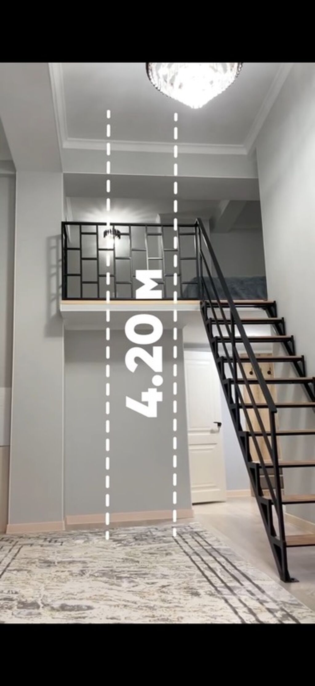 Сдаётся студия с антресолью, 40 м², Аламедин-1: фото 4