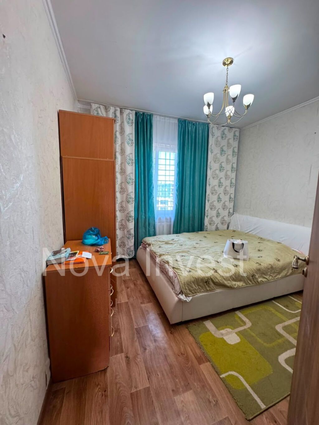 3 комнаты, 68 м², 7 мкр 105 серия, 9 этаж, Косметический ремонт: фото 1