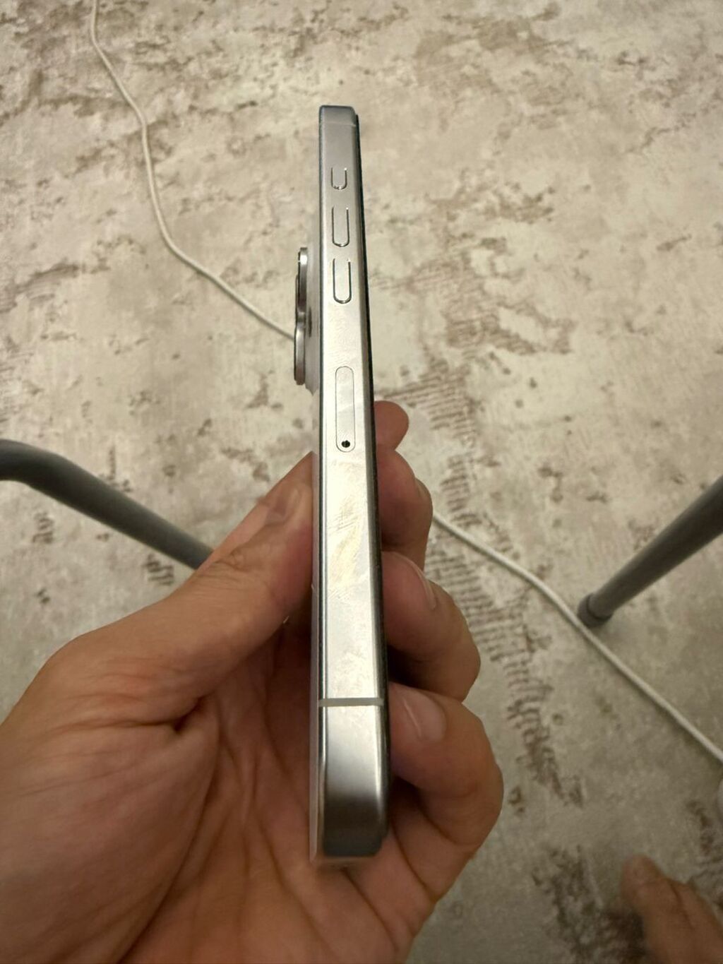 IPhone 16 Pro, Б/у, 256 ГБ, Защитное стекло, Чехол, Кабель, 100 %: фото 6